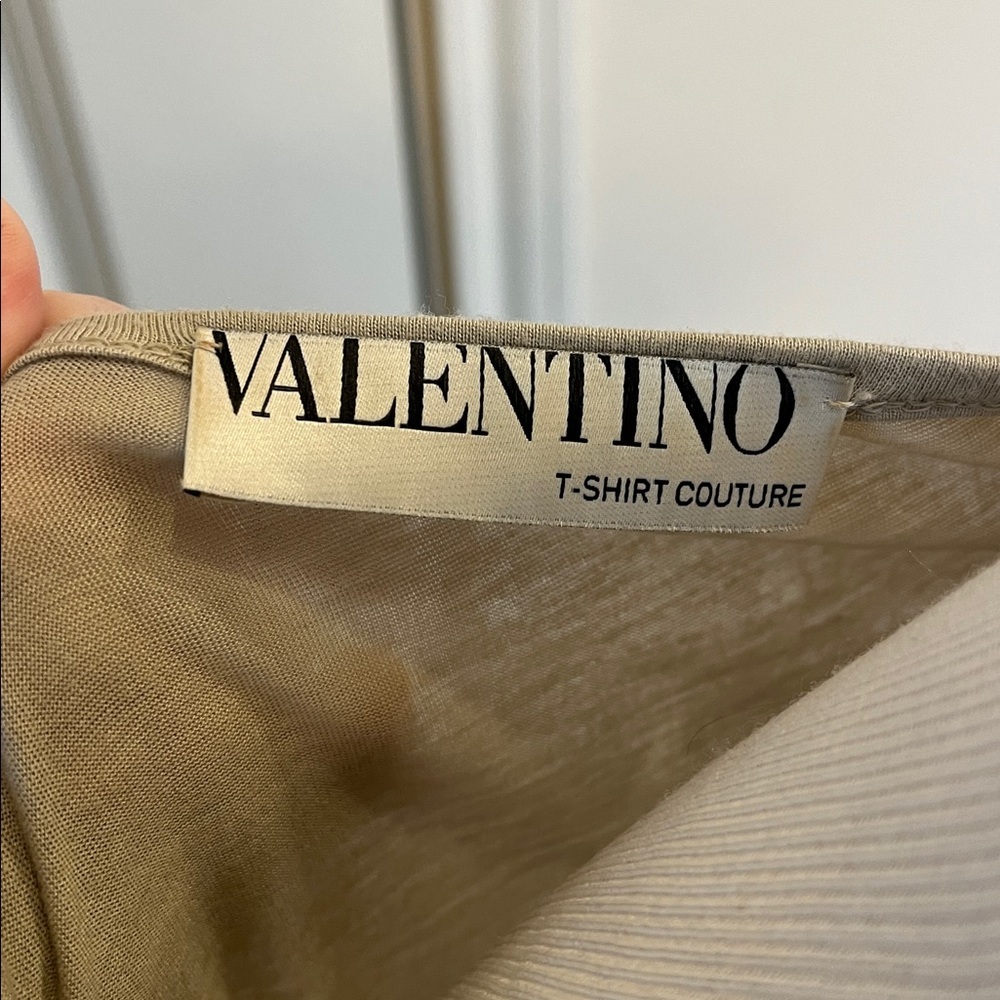 Valentino Beige Ruffled Blouse - Picture 6 of 10
